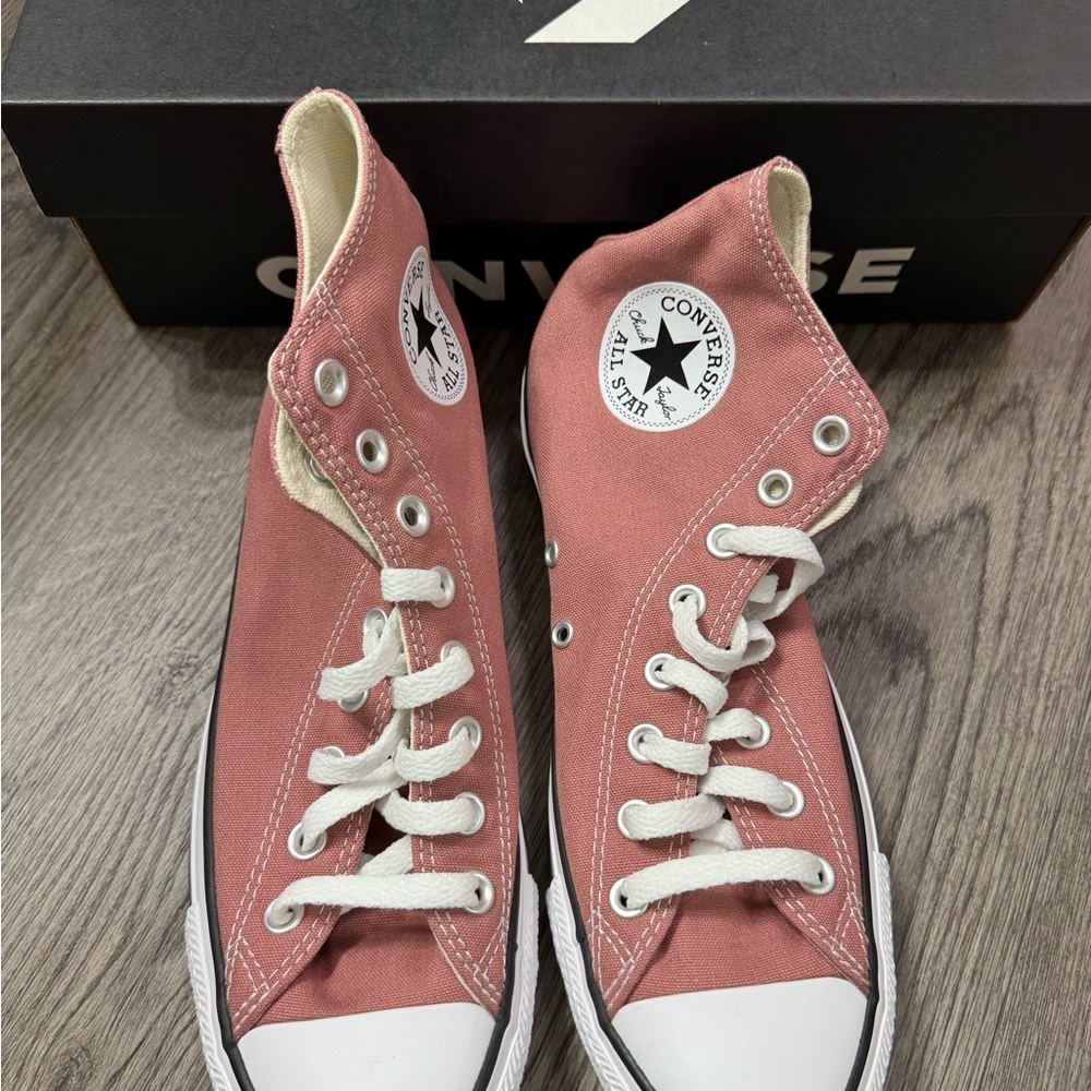 Converse Pink High-Top Sneakers - Picture 2 of 4
